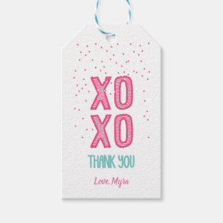 Étiquettes-cadeau Balise cadeau XOXO