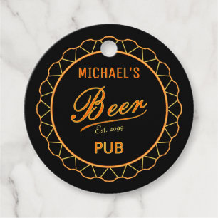 Étiquettes Cadeau Balise Casquette de bouteille de bière 18e ou 21e