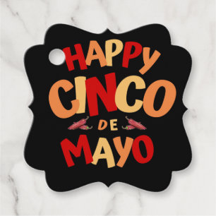 Étiquettes Cadeau Balise Cinco De Mayo Favoriser