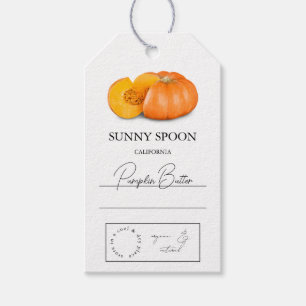 Étiquettes-cadeau Balise citrouille Hang