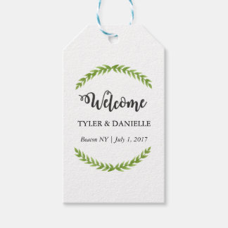Étiquettes-cadeau Balise de bienvenue du mariage