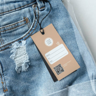 Étiquettes-cadeau Balise de blocage du prix du logo de l'entreprise 