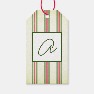 ÉTIQUETTES-CADEAU BALISE DE CADEAU BALISES FADÉES STRIPES PERSONNALI