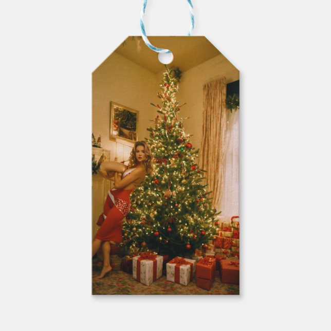 ÉTIQUETTES-CADEAU BALISE DE CADEAU DE NOËL (Devant)