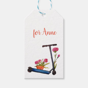 Étiquettes-cadeau Balise de cadeau sur mesure pour fille artistique