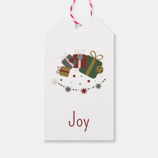 Étiquettes-cadeau Balise de cadeau Whimsical Botanical Holiday - Orn