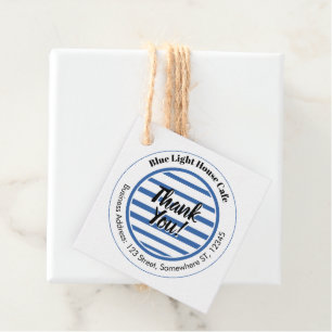 Étiquettes Cadeau Balise de carte de gâteau simple QR Code