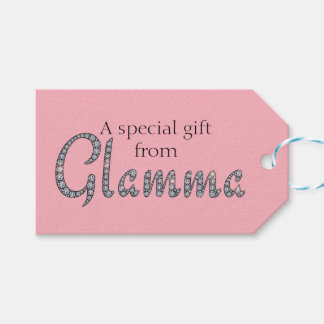 Étiquettes-cadeau Balise de design Glamma bling
