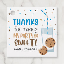 Balise de faveur d'un biscuit dur premier annivers