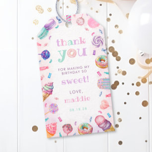 Étiquettes-cadeau Balise de fête de bonbons de sucré Favoriser