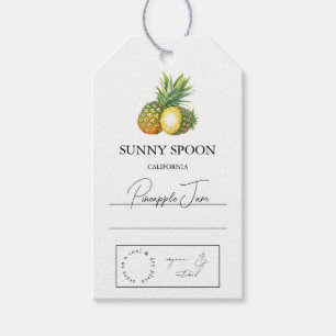 Étiquettes-cadeau Balise de hachage d'ananas