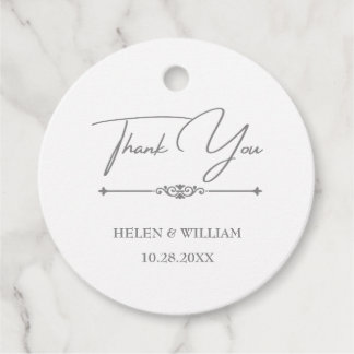 Étiquettes Cadeau Balise de Merci de Boho Favor
