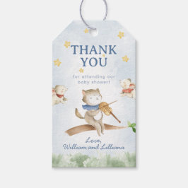 Étiquettes-cadeau Balise de Merci du Baby shower fantôme d'Halloween