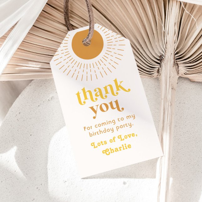 Étiquettes-cadeau Balise de préférence pour la fête d'anniversaire d (Créateur téléchargé)