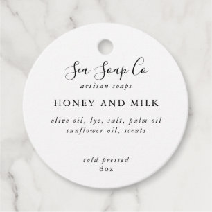 Étiquettes Cadeau Balise de savon