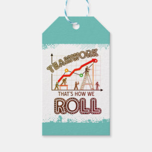 Étiquettes-cadeau Balise de travail d'équipe pour l'appréciation de