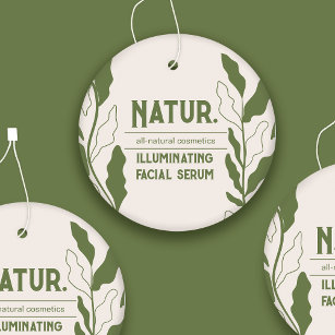 Étiquettes Cadeau Balise d'emballage Botanique moderne