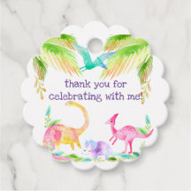 Balise Fille Rose Dinosaur Favoriser