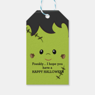 Étiquettes-cadeau Balise Funny Frankenstein Halloween Favoriser