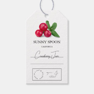 Étiquettes-cadeau Balise Hang Cranberry