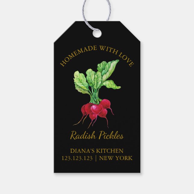 Étiquettes-cadeau Balise Hang de sabot simple fait maison (Devant)