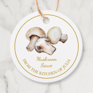 Étiquettes Cadeau Balise Hang de sauce aux champignons maison simple