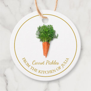 Étiquettes Cadeau Balise Hang simple Picks de carottes maison