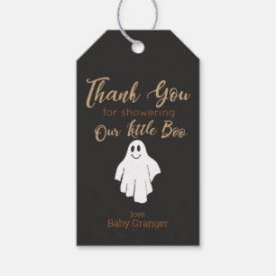 Étiquettes-cadeau Balise Little Boo Baby shower Merci Favoriser