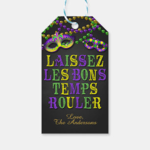 Étiquettes-cadeau Balise Mardi Gras Favoriser