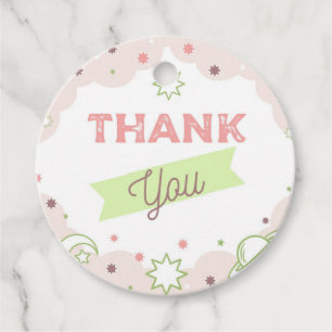 Étiquettes Cadeau Balise Merci de la première fille Rodéo Anniversai