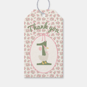 Étiquettes-cadeau Balise personnalisée Floral Silly Goose Faver