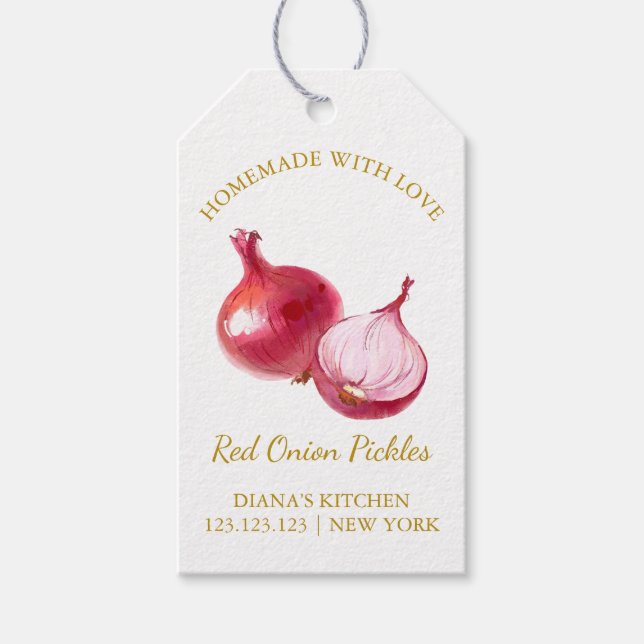 Étiquettes-cadeau Balise simple faite maison Pickle Pickle Hang (Devant)