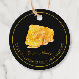 Étiquettes Cadeau Balise simple peigne de miel Hang