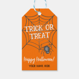 Étiquettes-cadeau Balise Trick ou Treat Favor