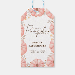 Étiquettes-cadeau Balise Un Petit Baby shower Citrouille Favoriser