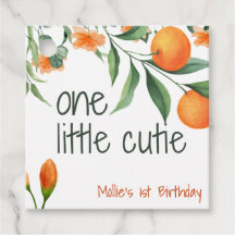 Balise Une Petite Cutie Premier Anniversaire Favor