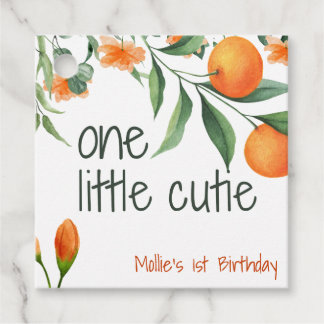 Étiquettes Cadeau Balise Une Petite Cutie Premier Anniversaire Favor