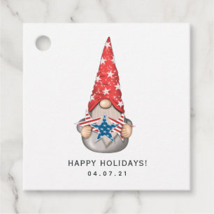 Étiquettes Cadeau Balises American Gnome Favor