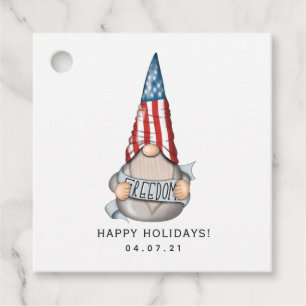 Étiquettes Cadeau Balises American Gnome Favor