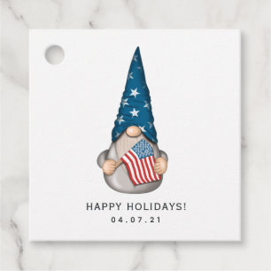 Étiquettes Cadeau Balises American Gnome Favor