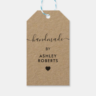 Étiquettes-cadeau Balises artisanales, Balise cadeau Boutique artisa