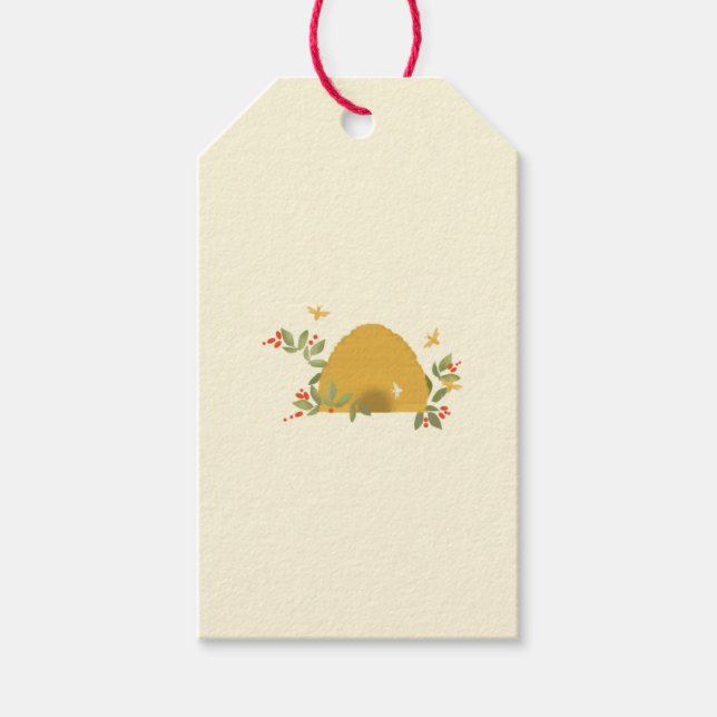 Étiquettes-cadeau Balises Cadeau Beehive (Devant)