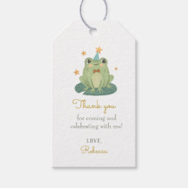 Étiquettes-cadeau Balises Cadeau d'anniversaire de la Grenouille mag