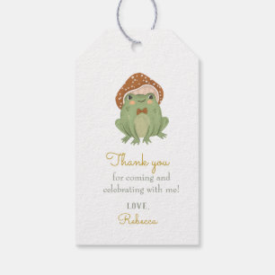 Étiquettes-cadeau Balises Cadeau d'anniversaire de la Grenouille mig
