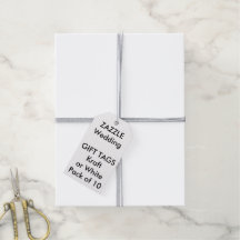 Balises Cadeau Personnalisé mariage BLANC, Jumeau 