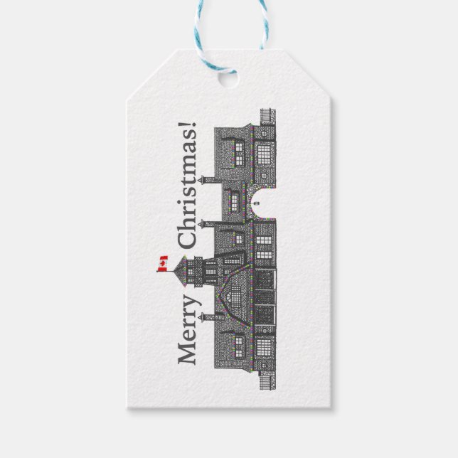 Étiquettes-cadeau Balises Cadeaux Architecturaux (Devant)