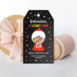 Étiquettes-cadeau Balises cadeaux Bubblegum, Classroom Valentine's t