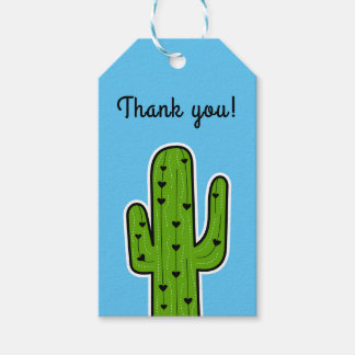 Étiquettes-cadeau Balises cadeaux Cactus