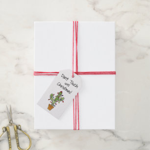Étiquettes-cadeau Balises cadeaux "Christmas Cactus"