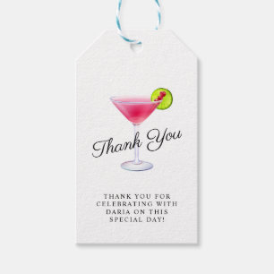 Étiquettes-cadeau Balises cadeaux Cosmo Cocktail Party
